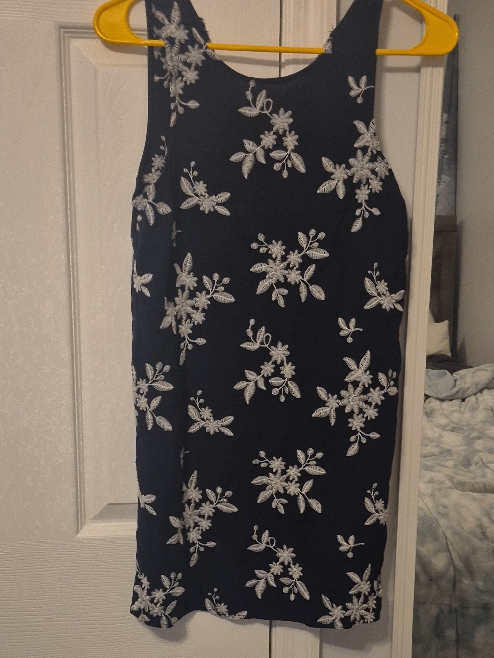 Aeropostale Navy Top with White Stitch Detailing